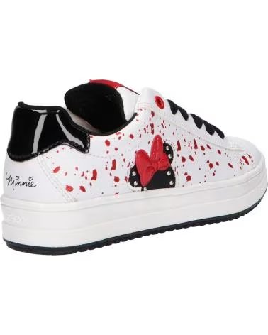 GEOX J26BDB 000BC J REBECCA C0404 WHITE-BLACK
