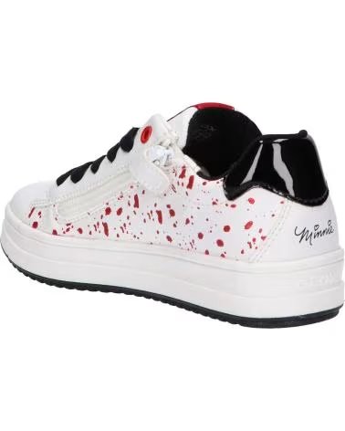 GEOX J26BDB 000BC J REBECCA C0404 WHITE-BLACK