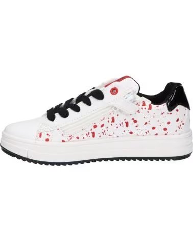 GEOX J26BDB 000BC J REBECCA C0404 WHITE-BLACK