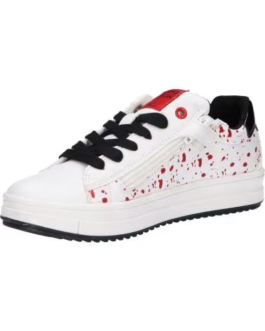 GEOX J26BDB 000BC J REBECCA C0404 WHITE-BLACK