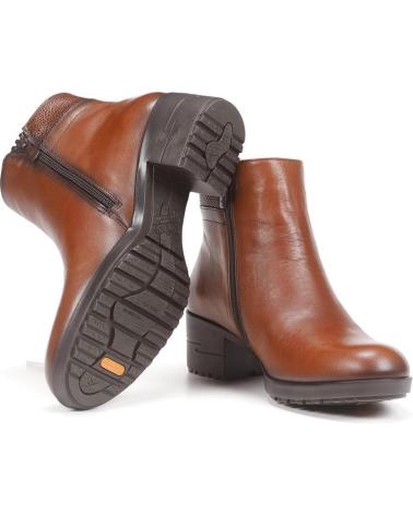 Stiefel für Damen FLUCHOS BOTINES ALISS PARA MUJER EN COLOR MARRON MARRON