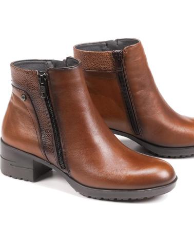 Stiefel für Damen FLUCHOS BOTINES ALISS PARA MUJER EN COLOR MARRON MARRON