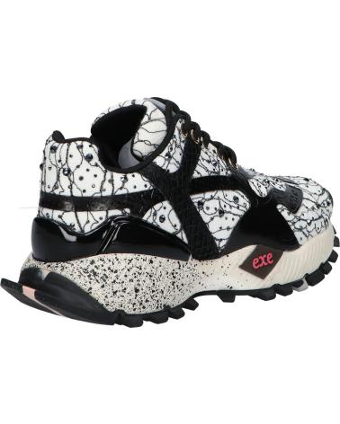 Sapatilhas EXE  de Mulher 134-102  STRASS WHITE BLACK