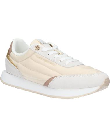 Zapatillas deporte TOMMY HILFIGER  de Mujer FW0FW08332 ESSENTIAL RUN  0F8 MUSLIN-CLAYSTONE