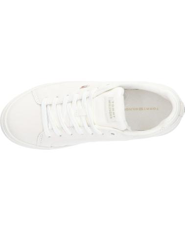 Zapatillas deporte TOMMY HILFIGER  de Mujer FW0FW08327 ICON COURT SNEAKER FLAG  Z00 IVORY PETAL