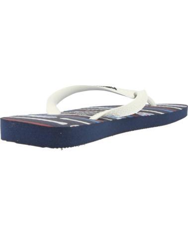 Man Flip flops HAVAIANAS SANDALIAS HOMBRE MODELO H TOP NAUTICAL COLOR BLANCO 0575NAVY