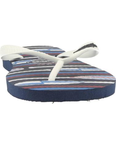 Man Flip flops HAVAIANAS SANDALIAS HOMBRE MODELO H TOP NAUTICAL COLOR BLANCO 0575NAVY