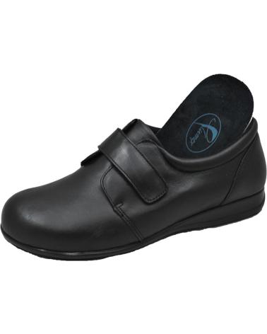 Sapatos LUMEL  de Mulher e Homem - PLANTILLA EXTRAIBLE CIERRE POR CONTACTO PIES DIAB  NEGRO