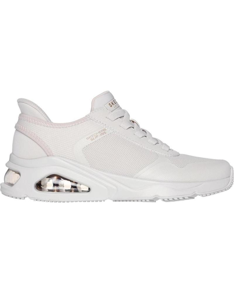 Deportivas de Mujer SKECHERS ZAPATILLAS SKECHERS SLIP-IN TRES-AIR UNO - EASY STEPPERS MUJER OFWHITTE