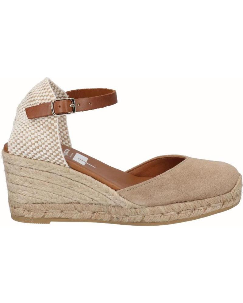 Sandálias VIGUERA  de Mulher ALPARGATA 2012 VITELO DESERT DE  BEIGE