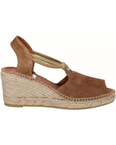 Woman Sandals VIGUERA ALPARGATA 2143 VITELO WHISKY DE  MARRóN