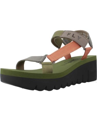 Woman Sandals FLY LONDON SANDALIAS MUJER MODELO YOKO COLOR VERDE GREYMLT