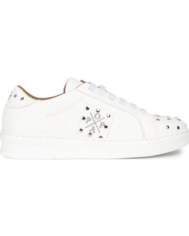Zapatillas deporte POPA  de Mujer ZAPATILLAS BLANCAS DE MUJER MACERA LOGO TACHAS  BLANCO