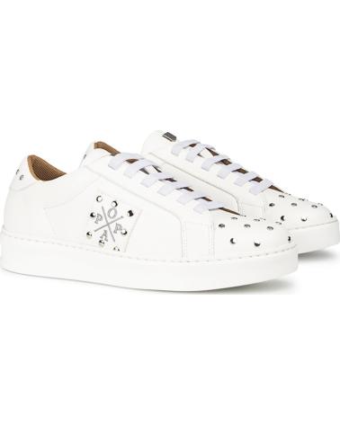 Zapatillas deporte POPA  de Mujer ZAPATILLAS BLANCAS DE MUJER MACERA LOGO TACHAS  BLANCO