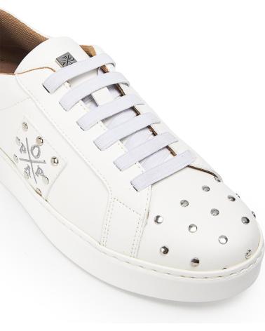 Zapatillas deporte POPA  de Mujer ZAPATILLAS BLANCAS DE MUJER MACERA LOGO TACHAS  BLANCO
