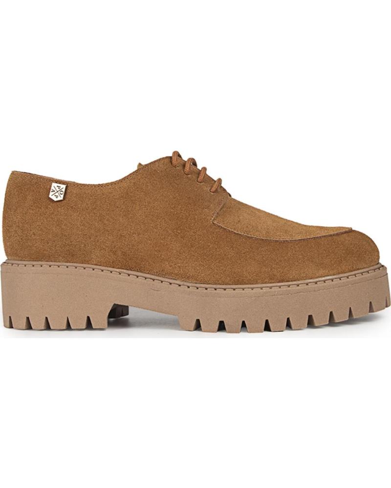 Zapatos POPA de Mujer BLUCHER DE MUJER CERVANTES SERRAJE CON SUELA TRACK CUERO Zapatos POPA de Mujer BLUCHER DE MUJER CERVANTES SERRAJE CON SUELA TRACK CUERO