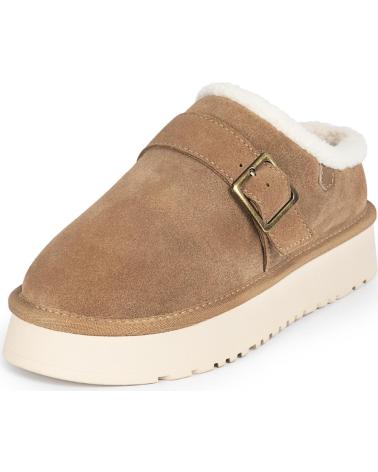 Zuecos POPA  de Mujer ZUECOS DE ESTILO AUSTRALIANOS SANGANO SERRAJE  CUERO