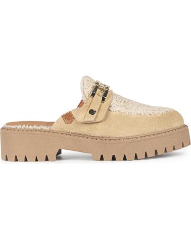 Zuecos POPA  de Mujer ZUECO CERRADO MAUNA BORREGUILLO  ARENA