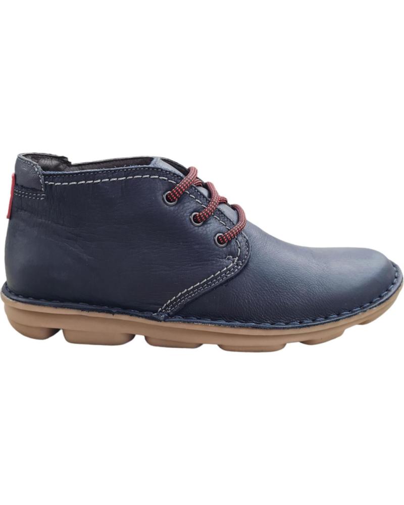 Botines de Hombre ON FOOT BOTIN PIEL AZUL CONFORT MARINO