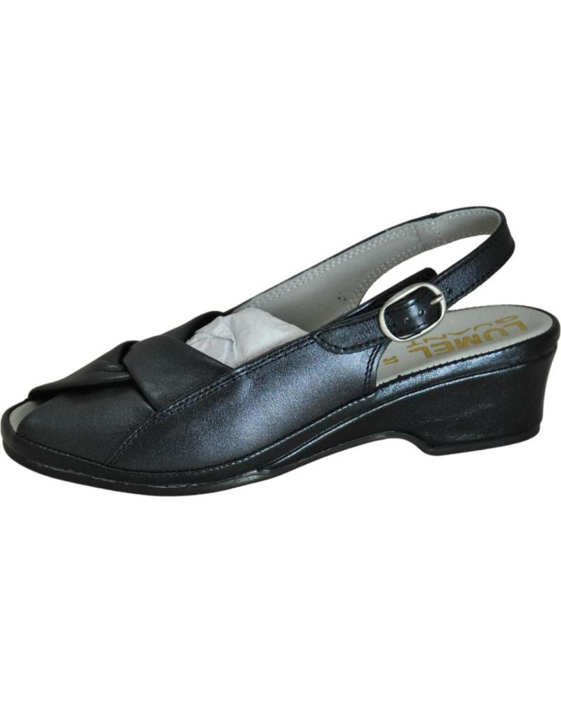 Sandálias LUMEL GUANT  de Mulher LUMEL 4X-498 CLAMIRA SANDALIA ANATOMICA ANCHO ESPECIAL BLUE  BLUE METAL 12222