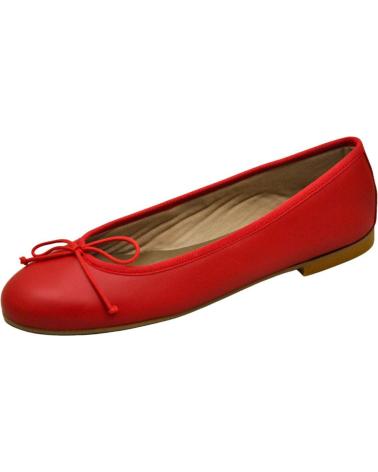 Woman Flat shoes SINESTRESS - MANOLETINAS TIPO BAILARINAS TALLAS GRANDES P  CABRA ROJO