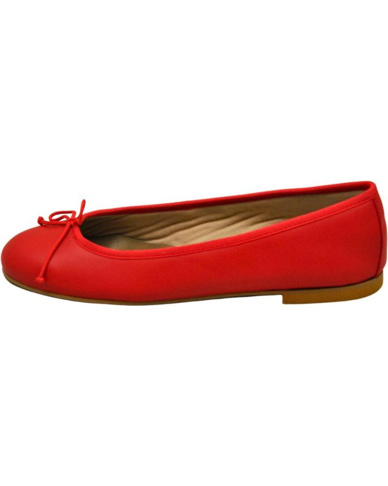 Woman Flat shoes SINESTRESS - MANOLETINAS TIPO BAILARINAS TALLAS GRANDES P  CABRA ROJO