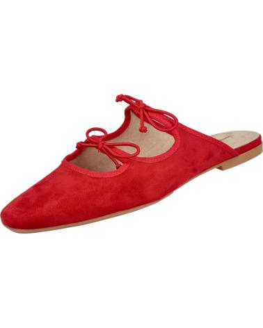 Sandali CORINA  per Donna M5235 MULES PLANAS DE MUJER  ROJO