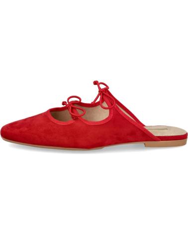 Sandali CORINA  per Donna M5235 MULES PLANAS DE MUJER  ROJO
