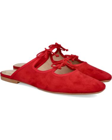Sandali CORINA  per Donna M5235 MULES PLANAS DE MUJER  ROJO