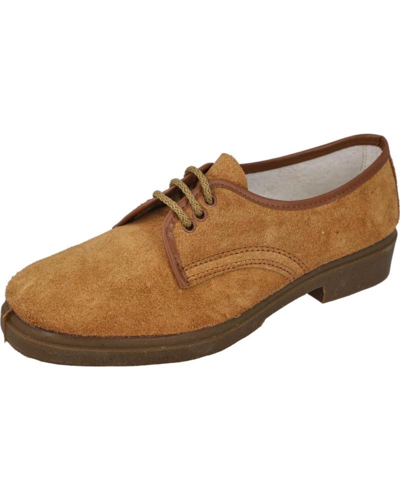 BUBBLE BOBBLE ZAPATOS DE TRABAJO 022 CUERO MARRÓN CUERO