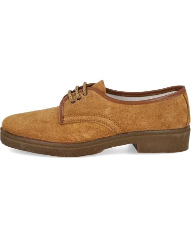 BUBBLE BOBBLE ZAPATOS DE TRABAJO 022 CUERO MARRÓN CUERO