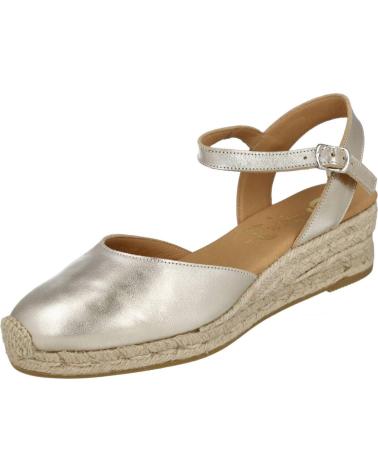 Zapatos de cuña L&R SHOES  für Damen LR SHOES 540 ALPARGATAS ESPARTO MUJER  ORO