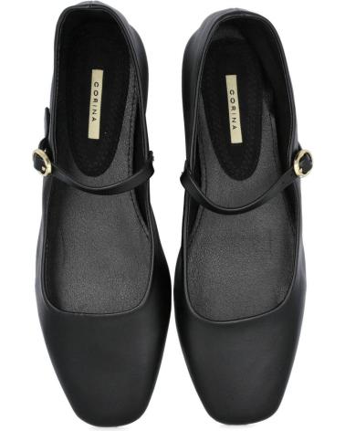 Bailarinas CORINA  per Donna C5220 MARY JANE PLANAS DE MUJER  NEGRO