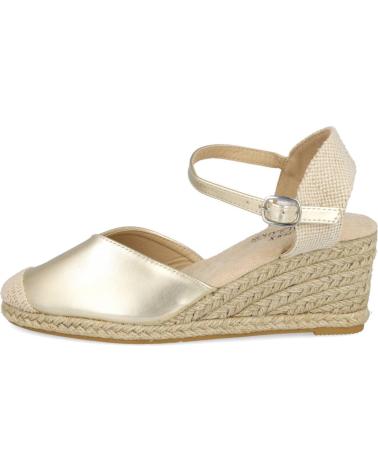 Sandales L&R SHOES  pour Femme LR SHOES 4466 ALPARGATAS DE ESPARTO PARA MUJER  ORO