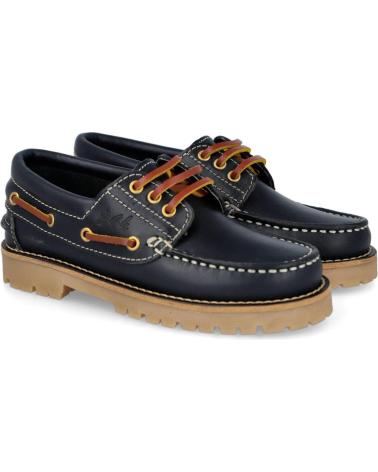 Zapatos BUBBLE BOBBLE  de Niño HB252 3 ZAPATOS NAUTICOS NINO  AZUL