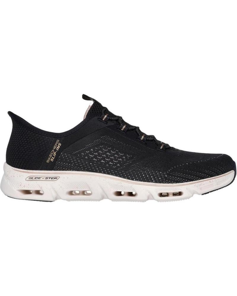 Sapatilhas SKECHERS  de Mulher SLIP-INS GLIDE-STEP  NEGRO