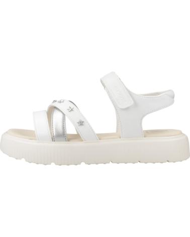 GEOX SANDALIAS NINA MODELO J SANDAL KODETTE GIR COLOR BLANCO C000 C0007