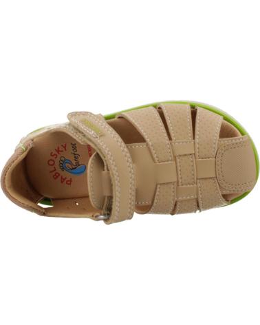 Sandalen für Junge PABLOSKY SANDALIAS NINO MODELO 055233P COLOR MARRON DESERT
