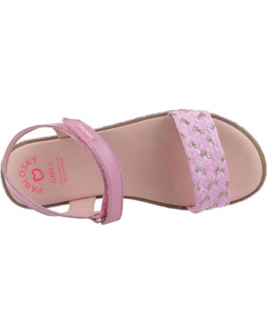 Sandales PABLOSKY  pour Fille SANDALIAS NINA MODELO 436870P COLOR ROSA  FUCSIA
