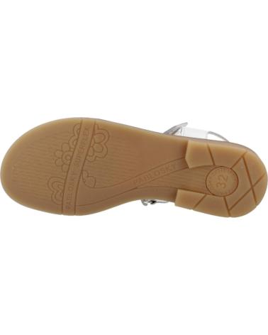 Sandales PABLOSKY  pour Fille SANDALIAS NINA MODELO 438108P COLOR  BLANCO