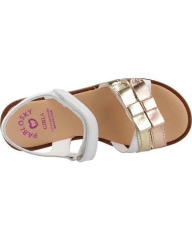 Sandalen für Mädchen PABLOSKY SANDALIAS NINA MODELO 439008P COLOR BLANCO