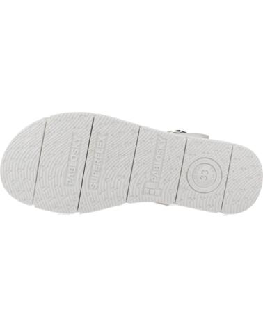 Sandales PABLOSKY  pour Femme et Fille SANDALIAS NINA MODELO 440904P COLOR  BLANCO