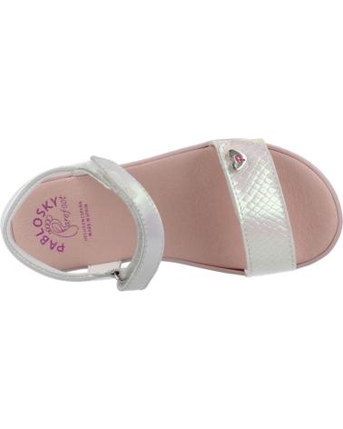 Sandales PABLOSKY  pour Fille SANDALIAS NINA MODELO 442908P COLOR  BLANCO