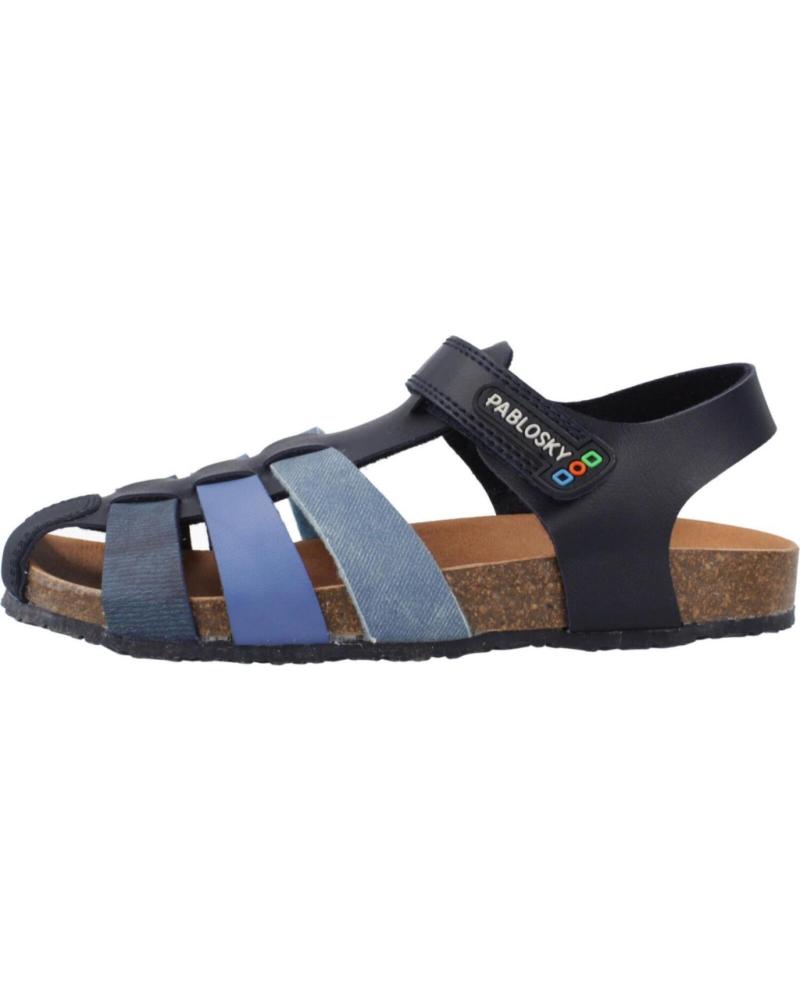 Sandales PABLOSKY  pour Garçon SANDALIAS NINO MODELO 517122P COLOR AZUL  MARINO