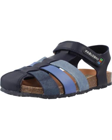 Sandales PABLOSKY  pour Garçon SANDALIAS NINO MODELO 517122P COLOR AZUL  MARINO