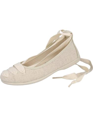 Deportivas L&R SHOES  de Niña LR SHOES 701-20 ALPARGATAS DE CINTAS PARA NINA  BEIGE