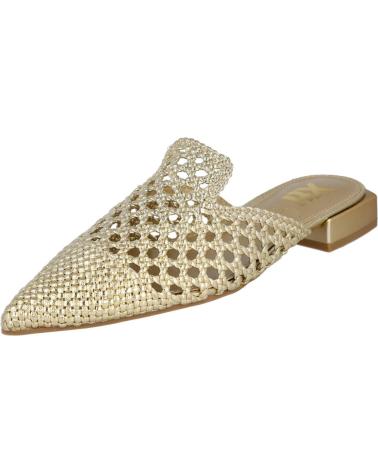 Woman Sandals XTI 143795 MULES PLANOS METALIZADOS DE MUJER  ORO
