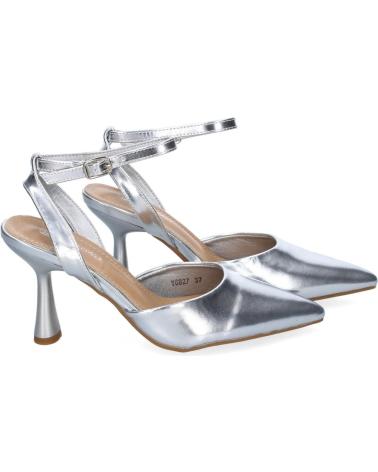 Zapatos de tacón PUNTOSALAO  de Mujer ZAPATOS PLATEADOS DE VESTIR TACON MEDIO SALON PARA MUJER YG8  VARIOS COLORES