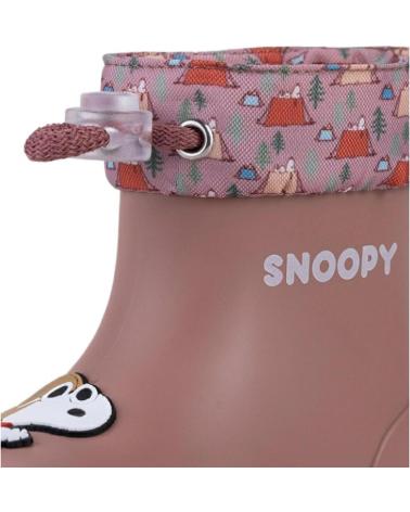 Boots Wasser IGOR  für Damen und Herren BOTAS DE AGUA BIMBI SNOOPY  ROSA