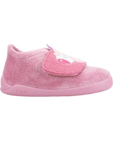 Hausschuhe IGOR  für Mädchen ZAPATILLAS PARA CASA RESPETUOSAS UNICORNIO  ROSA